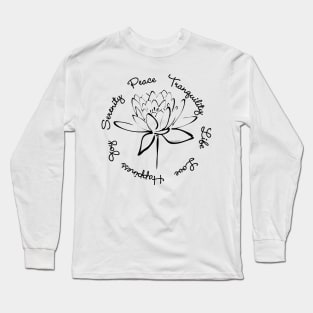 Black Lotus Serenity Long Sleeve T-Shirt